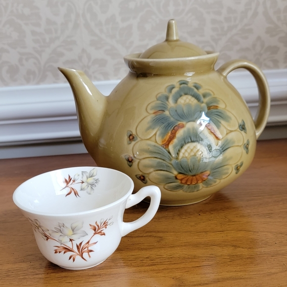 *RARE* Vintage 1970s Handpainted Glazed Tea Pot - Picture 6 of 6